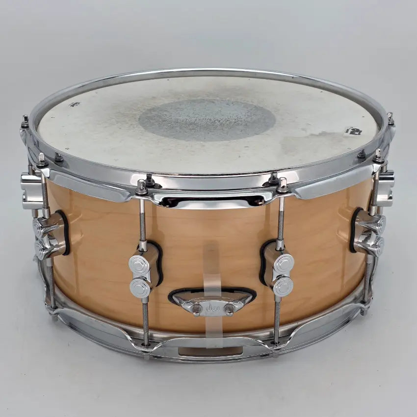 Used DW Performance Snare Drum 14x6.5 Natural Lacquer - Very Good - Drum Center Of Portsmouth