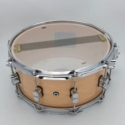 Used DW Performance Snare Drum 14x6.5 Natural Lacquer - Very Good - Drum Center Of Portsmouth