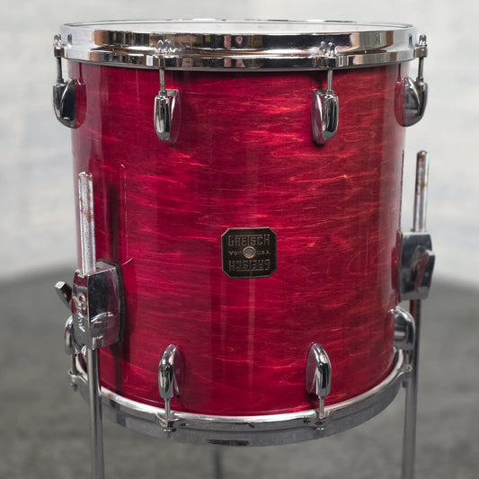 Used Vintage Gretsch USA Custom 5pc Drum Set Rosewood 1980s Jasper - Good - Drum Center Of Portsmouth