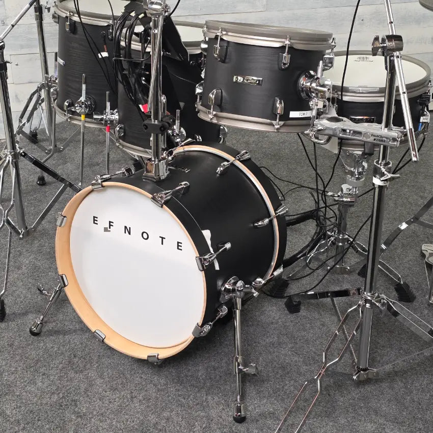 Used EfNote 5X Electronic Drum Set Black Oak - Very Good - Drum Center Of Portsmouth