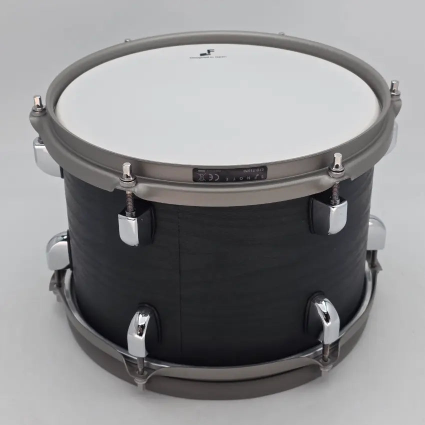 Used EfNote 12" Electronic Rack Tom Black Oak - Very Good - Drum Center Of Portsmouth
