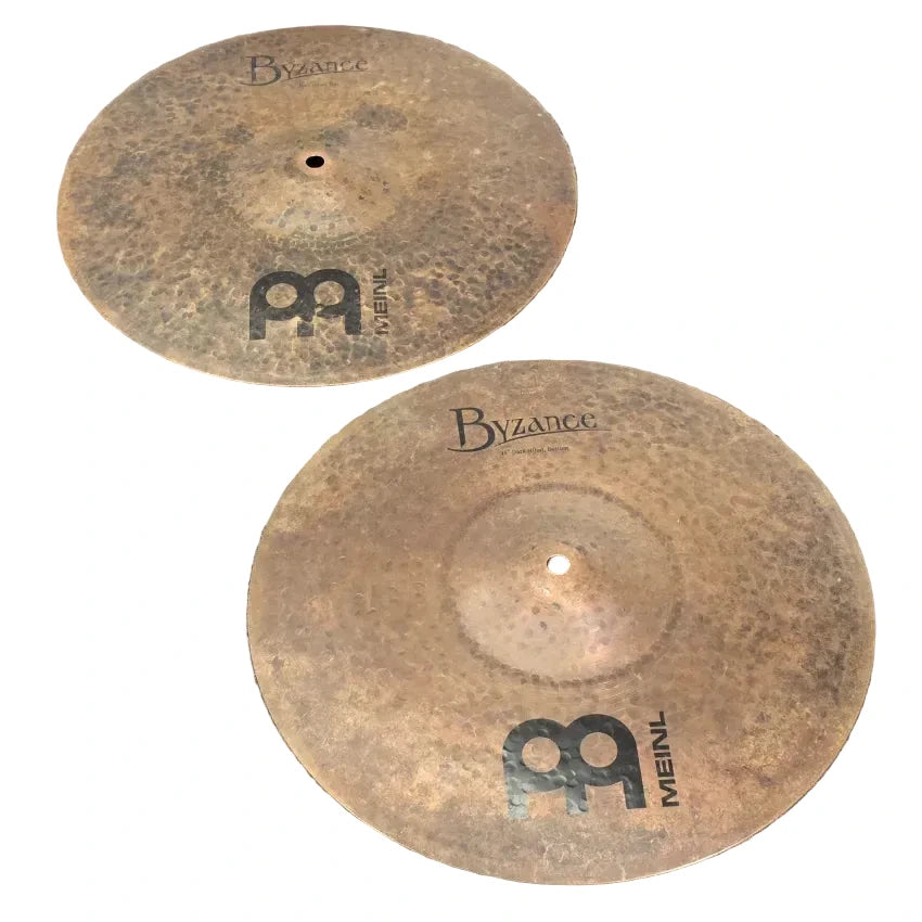 Used Meinl Byzance Dark Hi Hat Cymbals 14" - Good - Drum Center Of Portsmouth