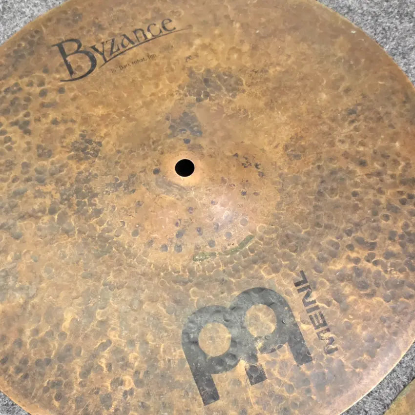 Used Meinl Byzance Dark Hi Hat Cymbals 14" - Good - Drum Center Of Portsmouth