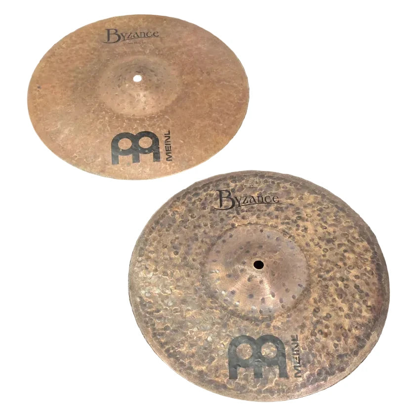 Used Meinl Byzance Dark Hi Hat Cymbals 13" - Good - Drum Center Of Portsmouth