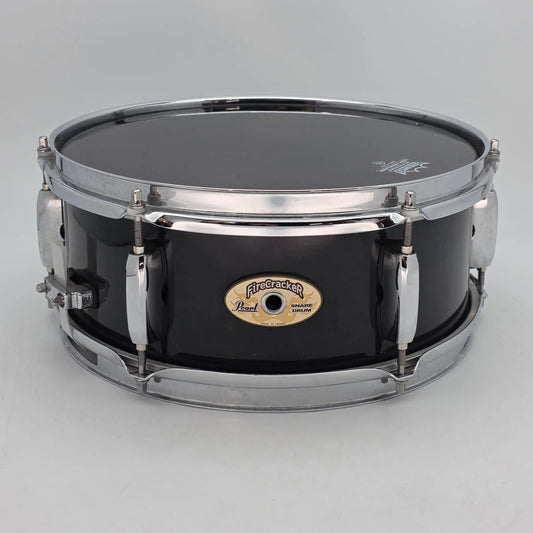 Used Pearl Firecracker Snare 12x5 Ebony Mist - Fair - Drum Center Of Portsmouth