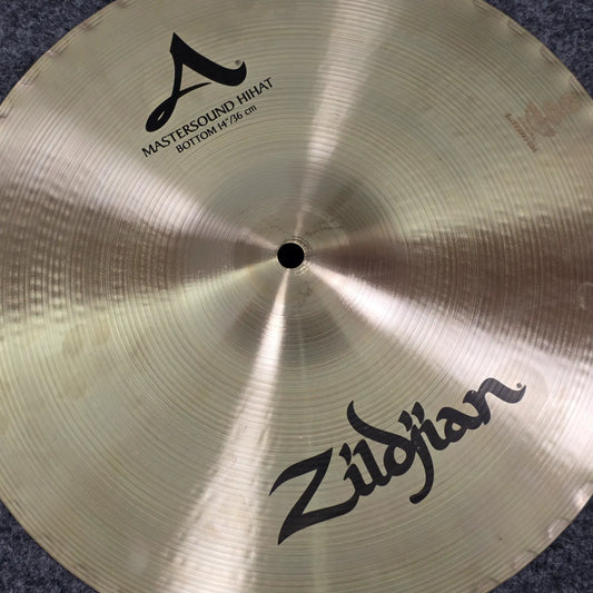 Used Zildjian A Mastersound Hi-Hat Cymbals 14" - Excellent - Drum Center Of Portsmouth