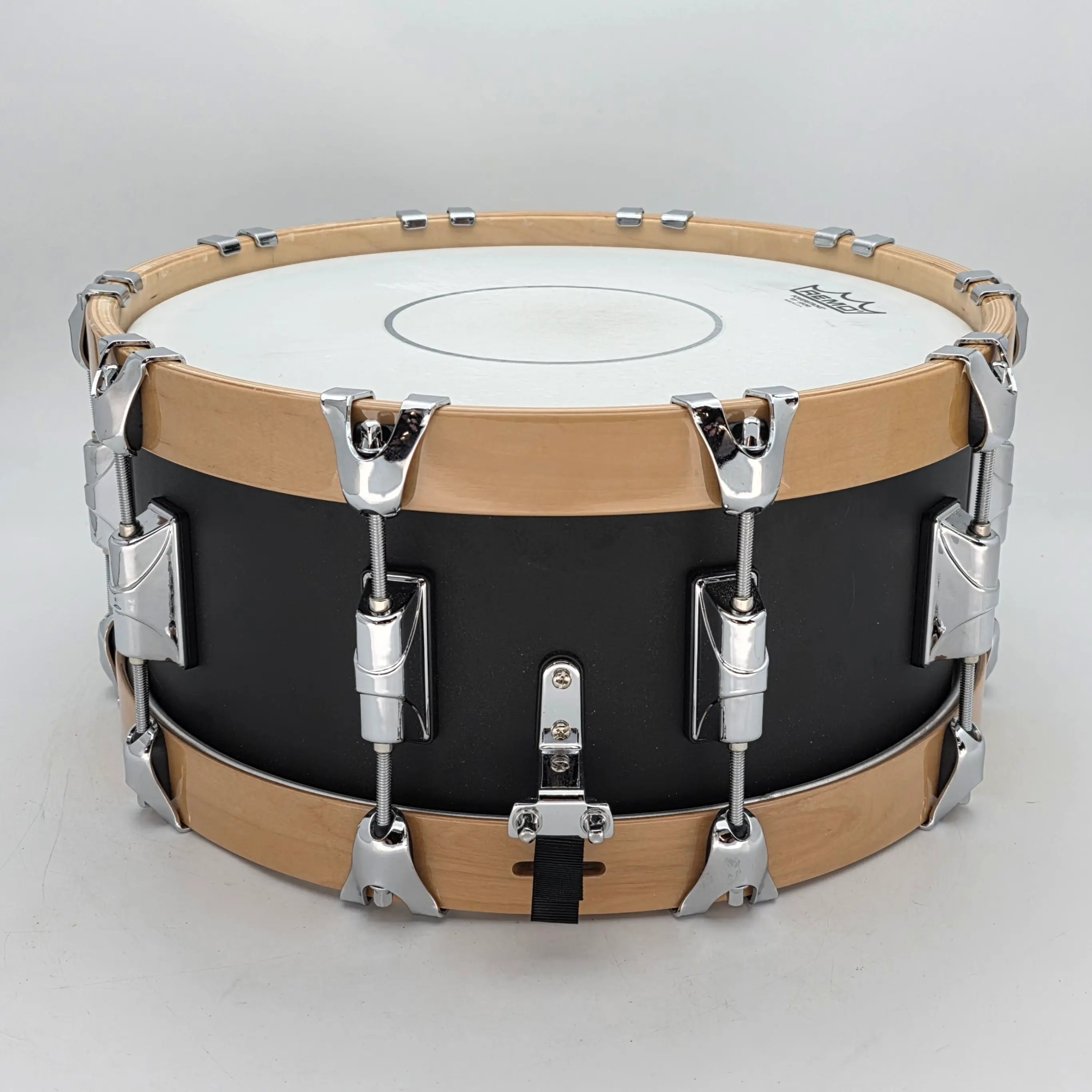 Used Taye Metalworks Aluminum Snare Drum w/Maple Hoops 14x6.5 - Very Good - Drum Center Of Portsmouth
