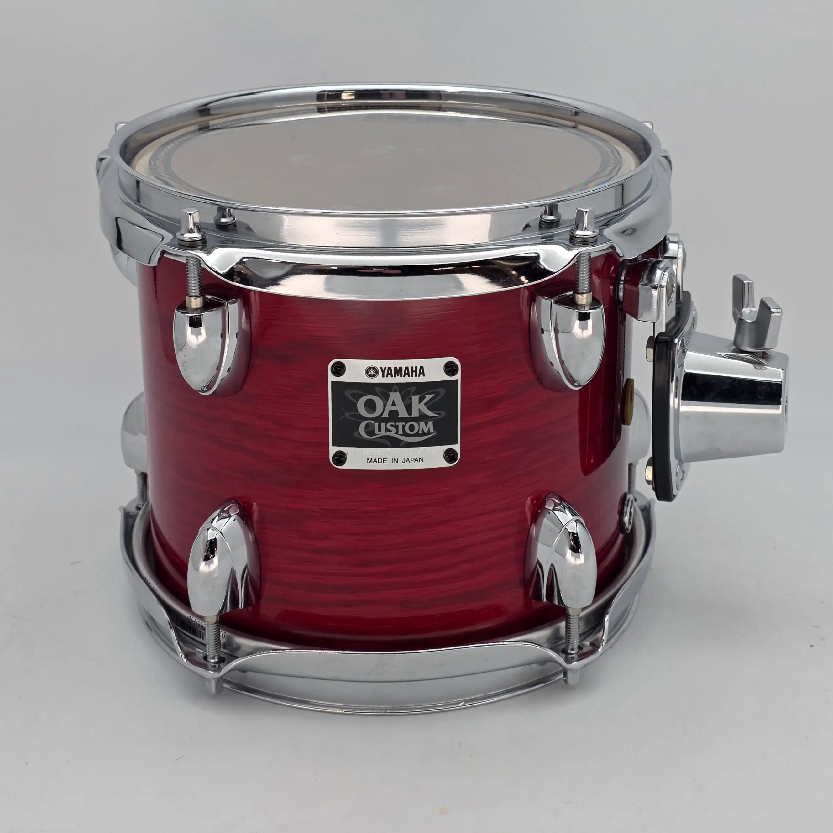 Used Yamaha Oak Custom Tom 8x7 Red - Very Good - Drum Center Of Portsmouth