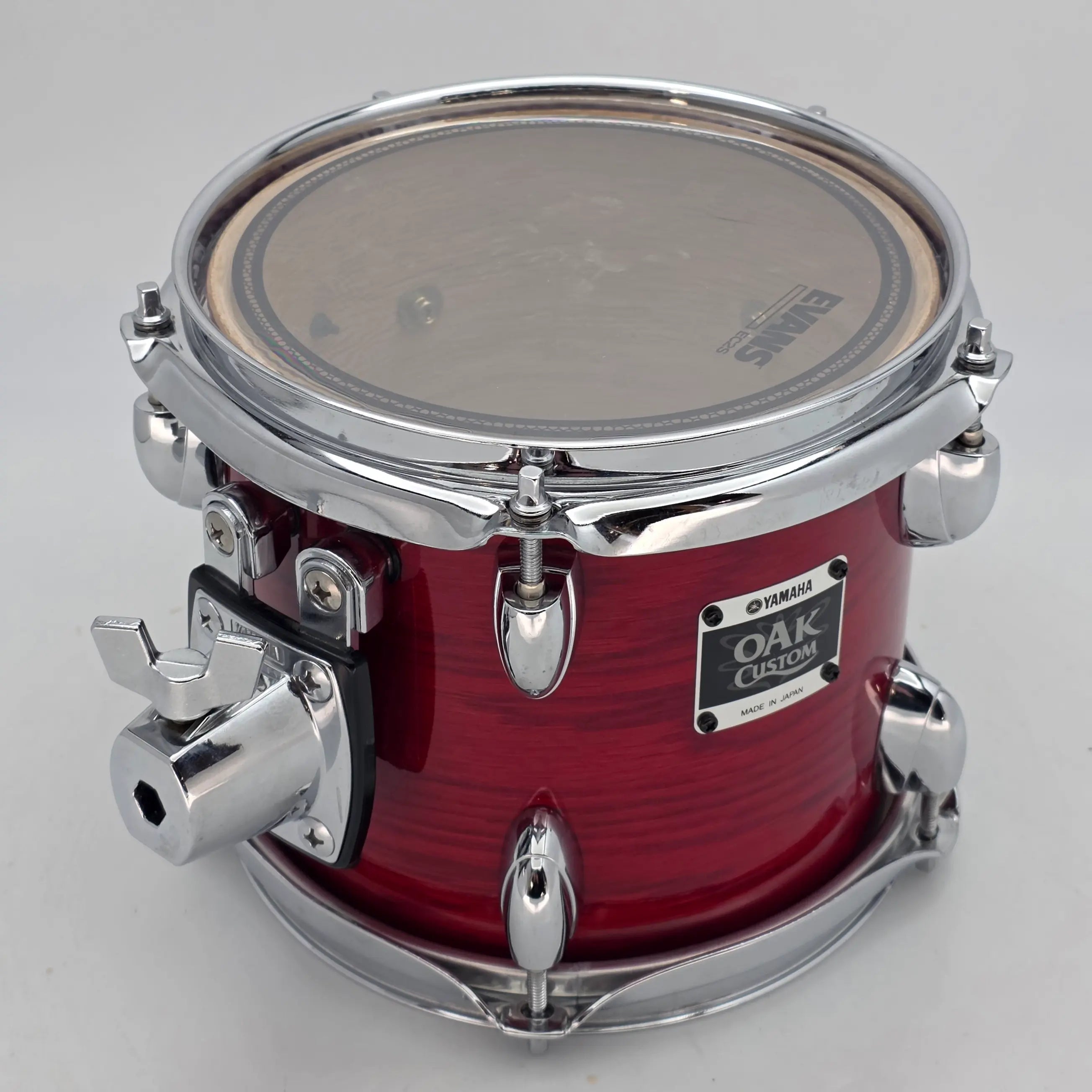 Used Yamaha Oak Custom Tom 8x7 Red - Very Good - Drum Center Of Portsmouth