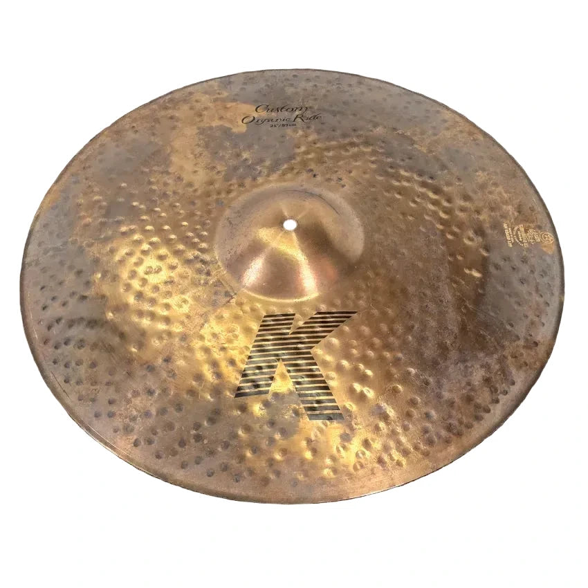 Used Zildjian K Custom Organic Ride Cymbal 21" 2492 grams - Very Good - Drum Center Of Portsmouth