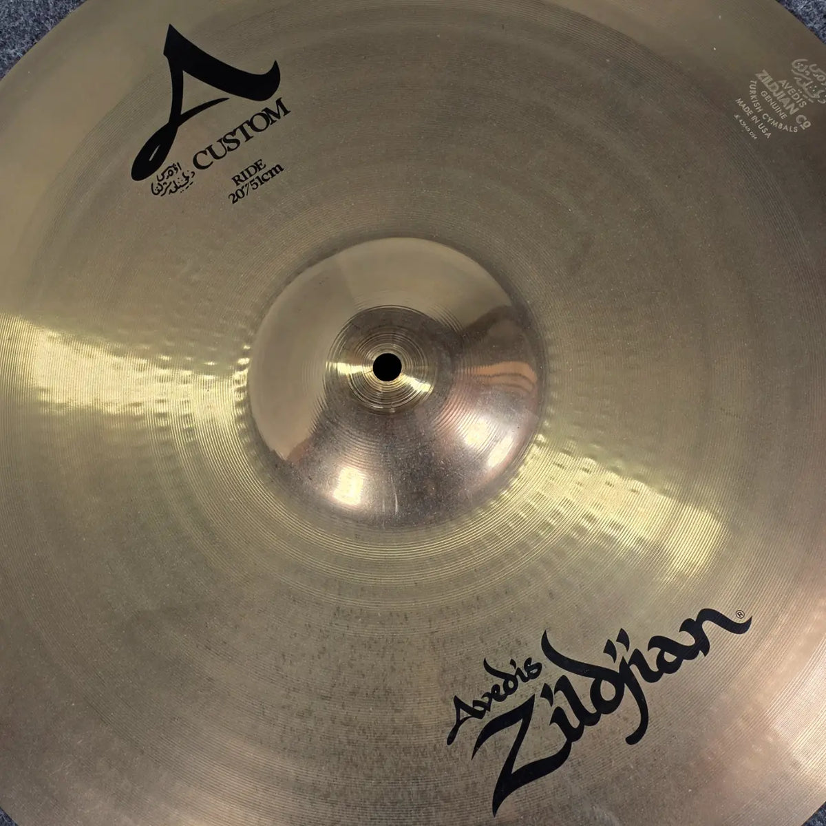 Used Zildjian A Custom Ride Cymbal 20