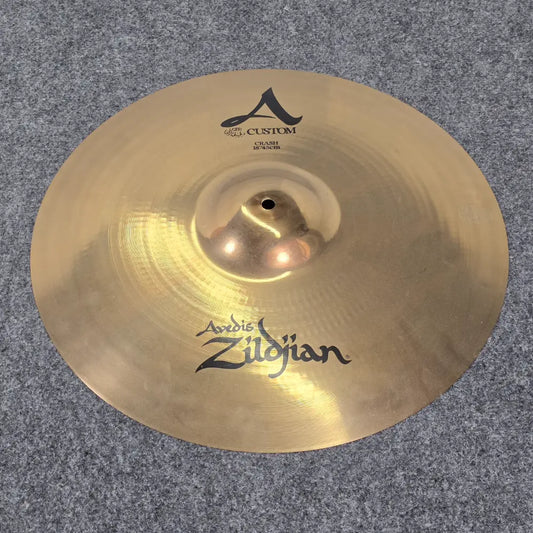 Used Zildjian A Custom Crash Cymbal 18" - Very Good - Drum Center Of Portsmouth