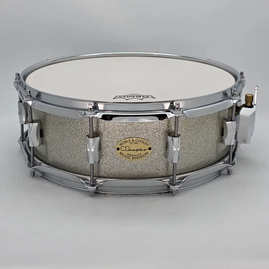 Used Noble & Cooley CD Maple Snare Drum 14x5 Silver Sparkle - Excellent - Drum Center Of Portsmouth