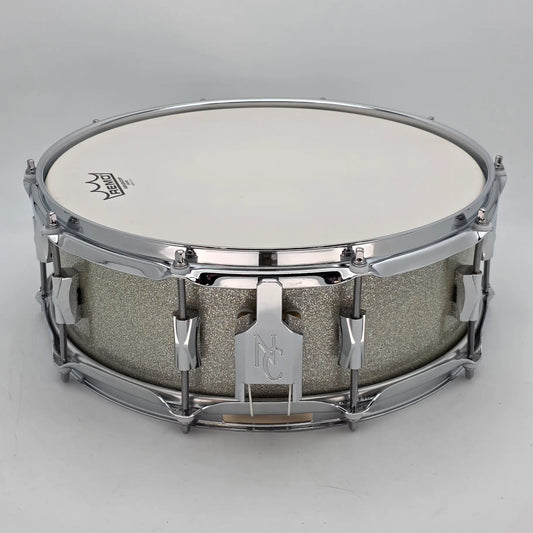 Used Noble & Cooley CD Maple Snare Drum 14x5 Silver Sparkle - Excellent - Drum Center Of Portsmouth