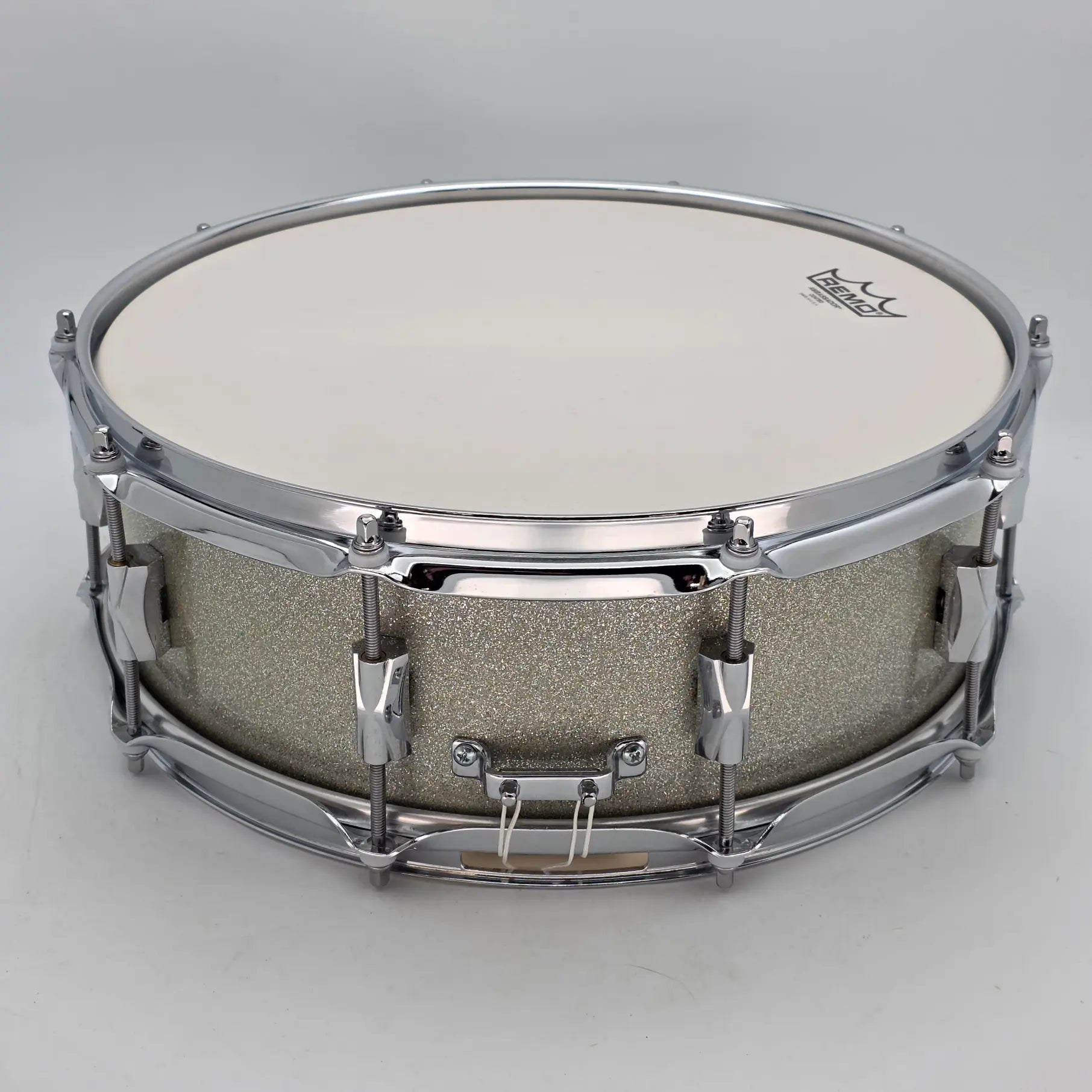 Used Noble & Cooley CD Maple Snare Drum 14x5 Silver Sparkle - Excellent - Drum Center Of Portsmouth