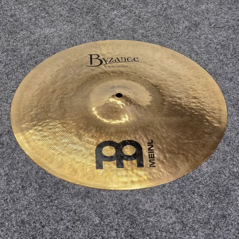 Used Meinl Byzance Medium Thin Crash Brilliant 16" - Very Good - Drum Center Of Portsmouth