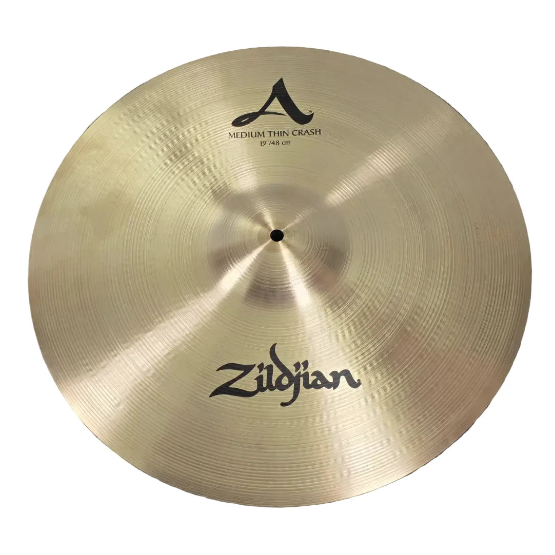 Used Zildjian A Medium Thin Crash Cymbal 19" - Excellent - Drum Center Of Portsmouth
