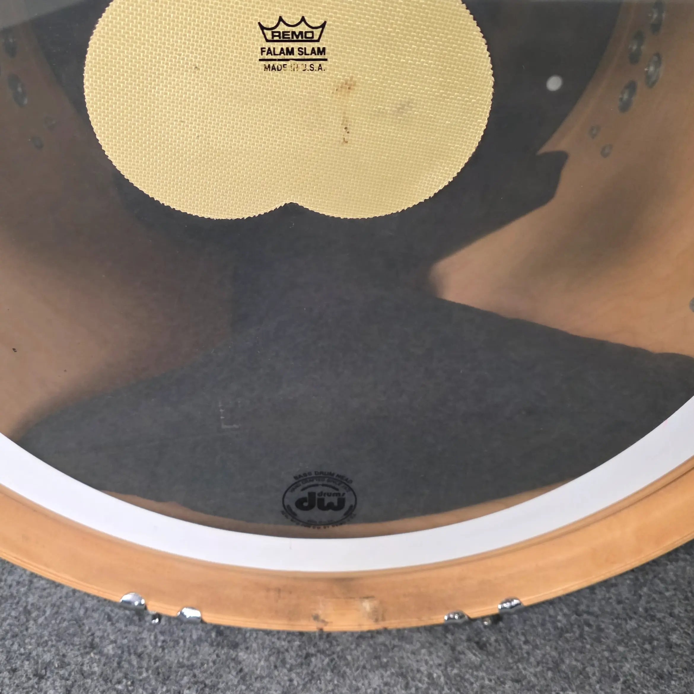 Used DW Collectors Maple 4pc Drum Set Purple Satin - Fair - Drum Center Of Portsmouth
