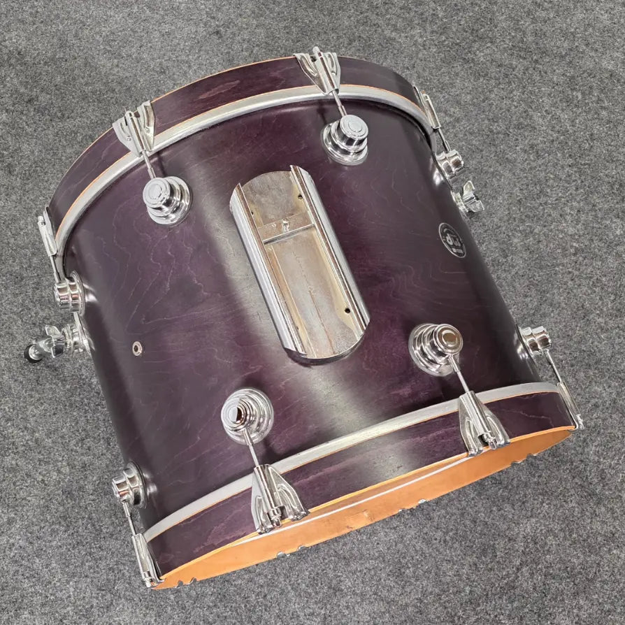 Used DW Collectors Maple 4pc Drum Set Purple Satin - Fair - Drum Center Of Portsmouth