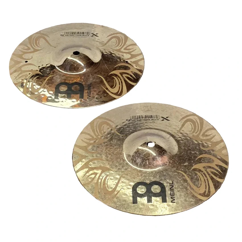 Used Meinl Generation X FX Hi Hat Cymbals 10" - Good - Drum Center Of Portsmouth