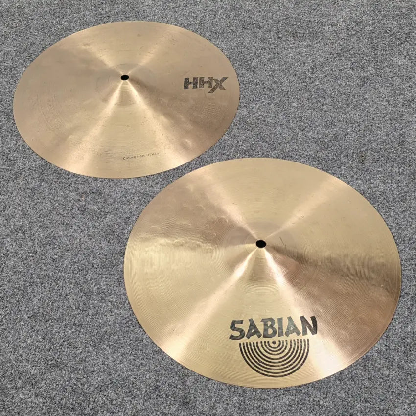 Used Sabian Groove Hi Hat Cymbals 14" - Good - Drum Center Of Portsmouth