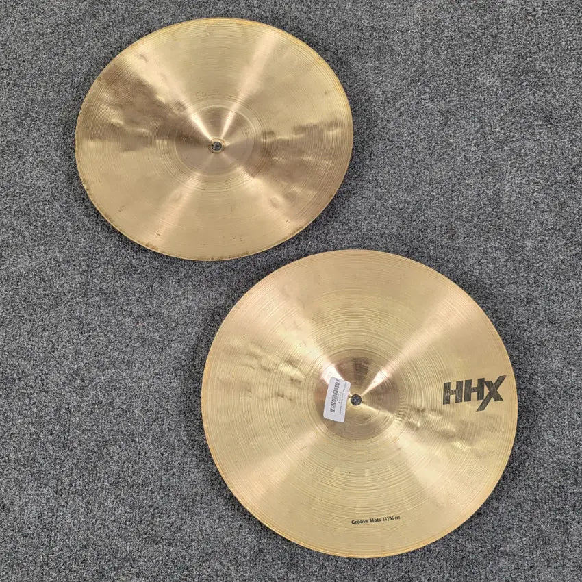 Used Sabian Groove Hi Hat Cymbals 14" - Good - Drum Center Of Portsmouth