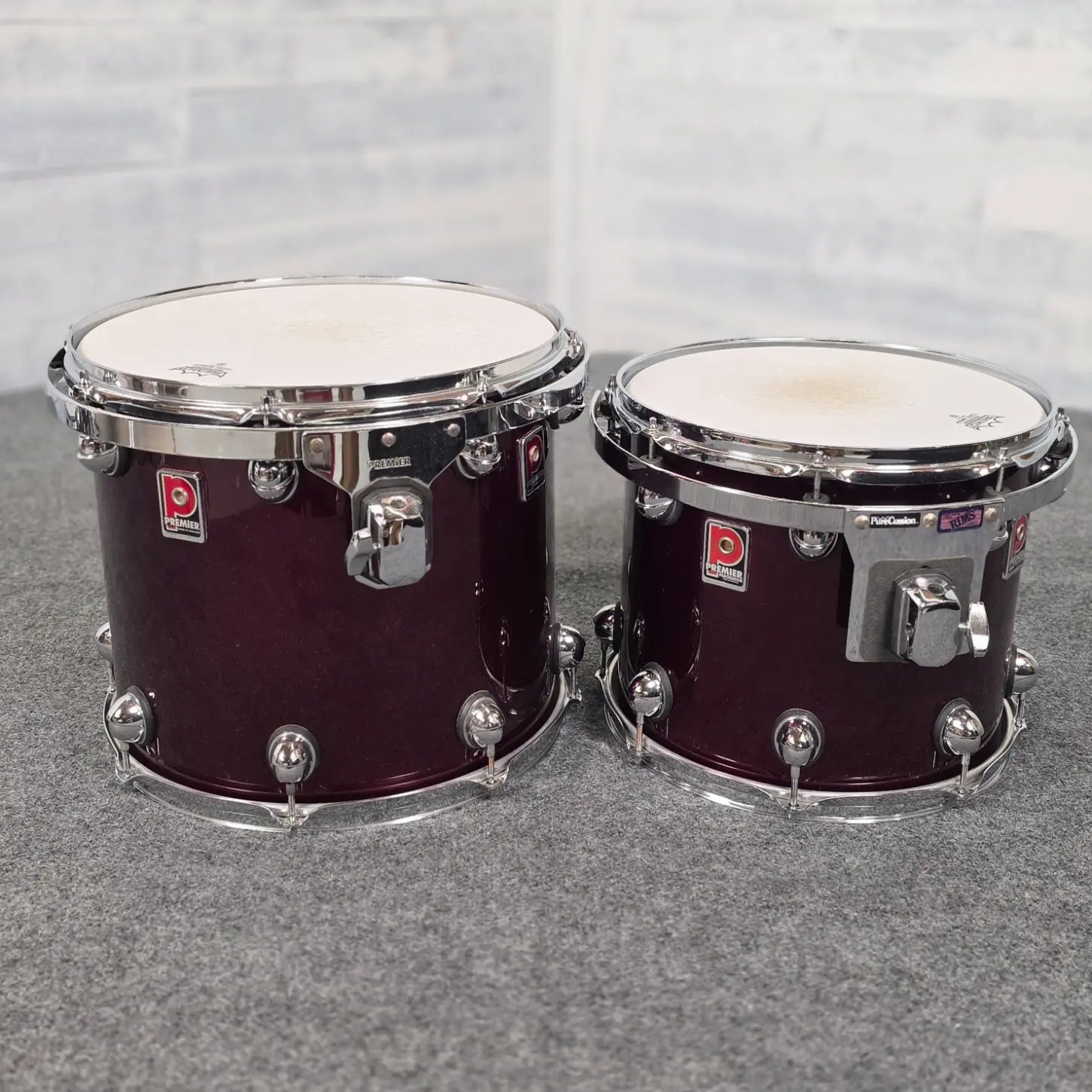 Used Premier Genista 7pc Drum Set - Very Good - Drum Center Of Portsmouth