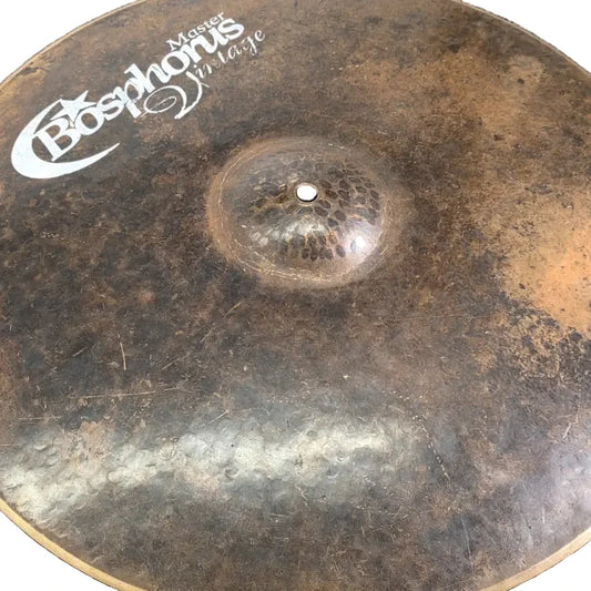 Used Bosphorus Master Vintage Crash Cymbal 19" 1470 grams - Very Good - Drum Center Of Portsmouth