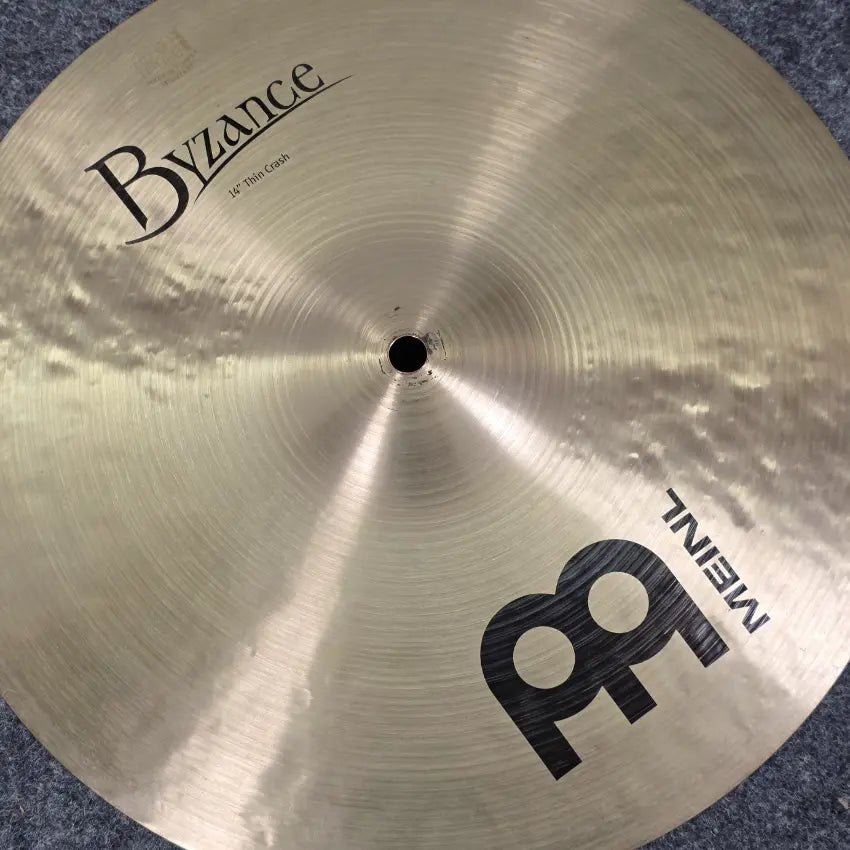 Used Meinl Byzance Traditional Thin Crash Cymbal 14" - Very Good - Drum Center Of Portsmouth