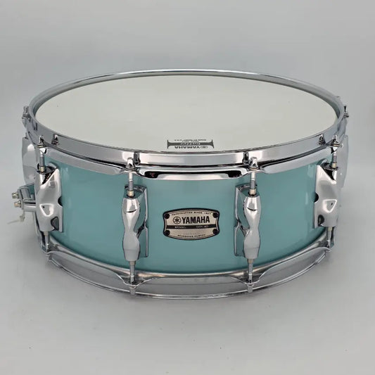 Used Yamaha Recording Custom Snare Drum 14x5.5 Surf Green - Very Good - Drum Center Of Portsmouth