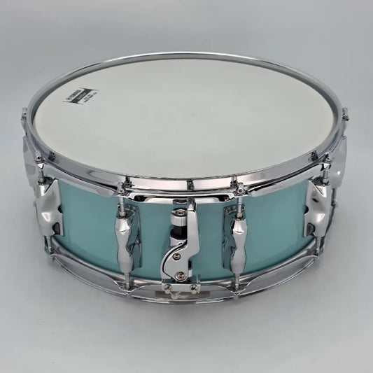 Used Yamaha Recording Custom Snare Drum 14x5.5 Surf Green - Very Good - Drum Center Of Portsmouth