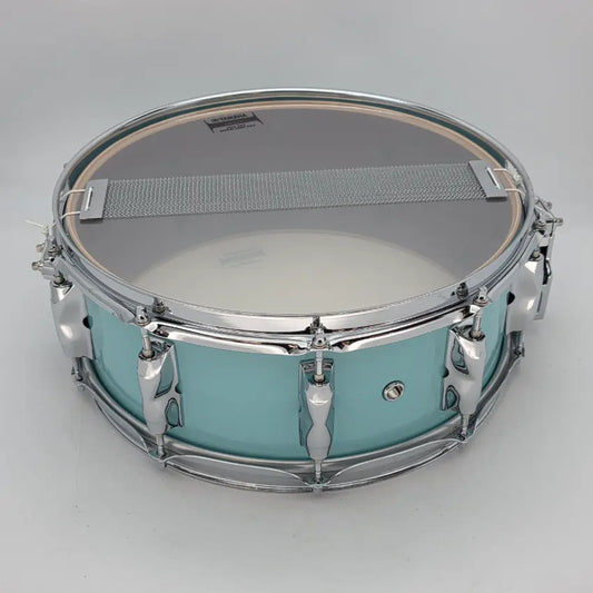 Used Yamaha Recording Custom Snare Drum 14x5.5 Surf Green - Very Good - Drum Center Of Portsmouth