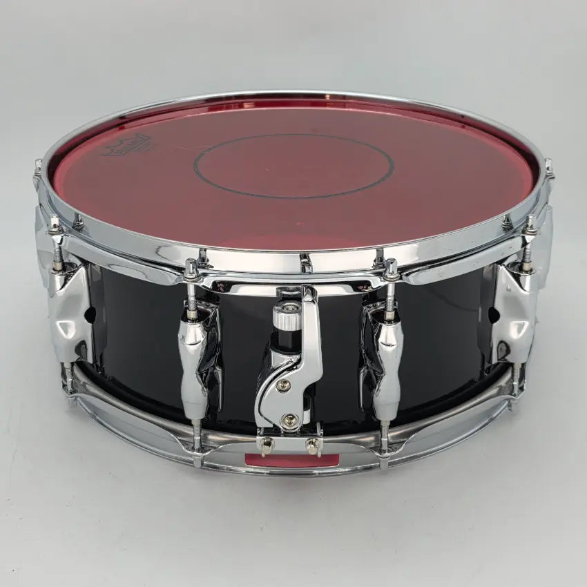 Used Yamaha Recording Custom Snare Drum 14x5.5 Solid Black - Very Good - Drum Center Of Portsmouth