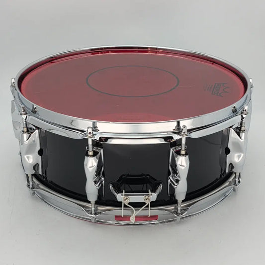 Used Yamaha Recording Custom Snare Drum 14x5.5 Solid Black - Very Good - Drum Center Of Portsmouth