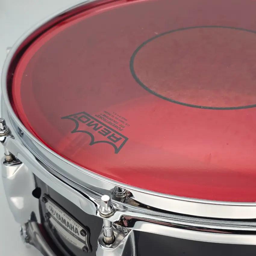 Used Yamaha Recording Custom Snare Drum 14x5.5 Solid Black - Very Good - Drum Center Of Portsmouth