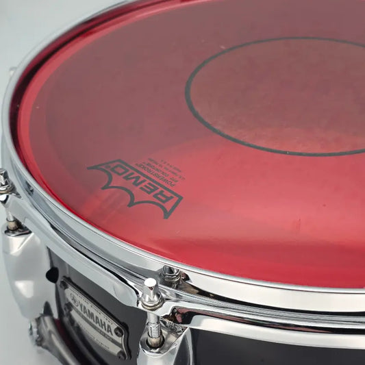 Used Yamaha Recording Custom Snare Drum 14x5.5 Solid Black - Very Good - Drum Center Of Portsmouth
