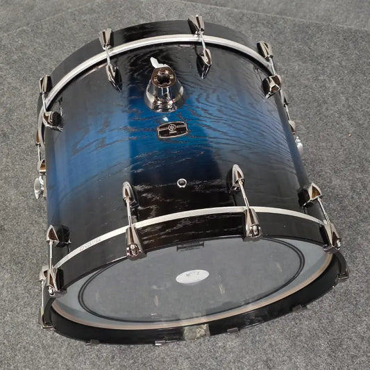 Used Yamaha Live Custom Hybrid Oak 3pc Drum Set Uzu Ice Sunburst - Very Good - Drum Center Of Portsmouth