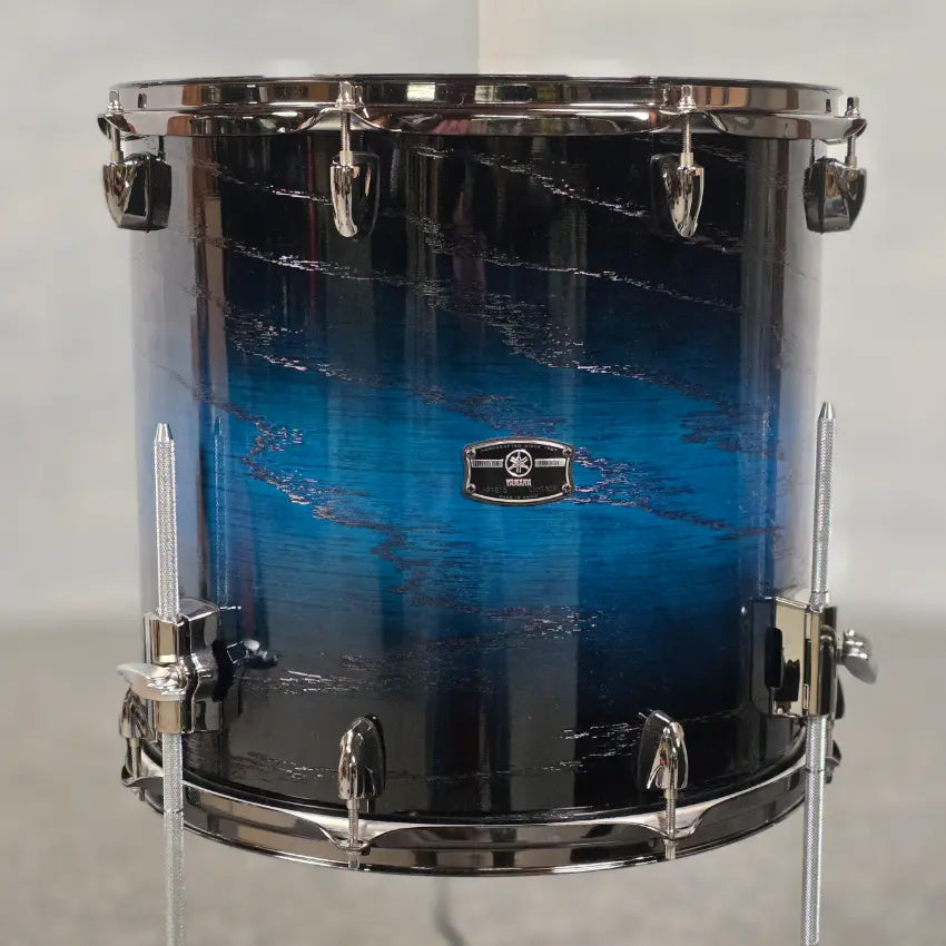 Used Yamaha Live Custom Hybrid Oak 3pc Drum Set Uzu Ice Sunburst - Very Good - Drum Center Of Portsmouth