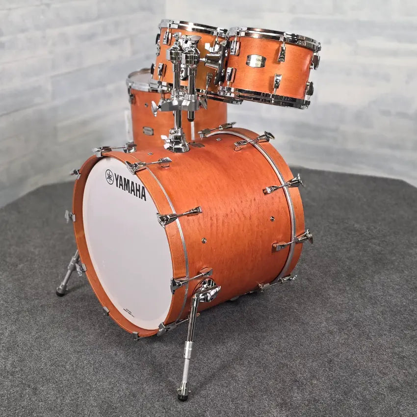 Used Yamaha Absolute Hybrid 4pc Drum Set 22/10/12/16 Vintage Natural - Very Good - Drum Center Of Portsmouth