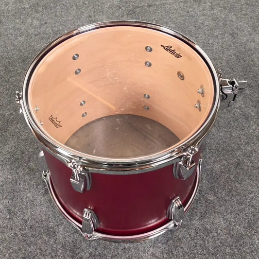 Used Ludwig Classic Maple Rack Tom 13x11 Diablo Red - Very Good - Drum Center Of Portsmouth