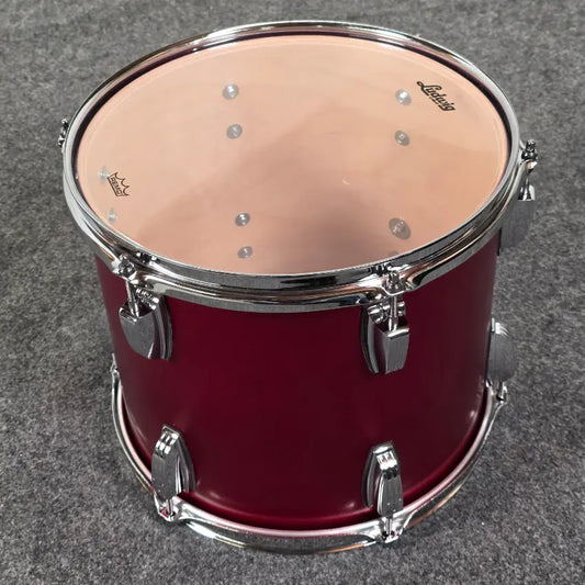 Used Ludwig Classic Maple Rack Tom 13x11 Diablo Red - Very Good - Drum Center Of Portsmouth