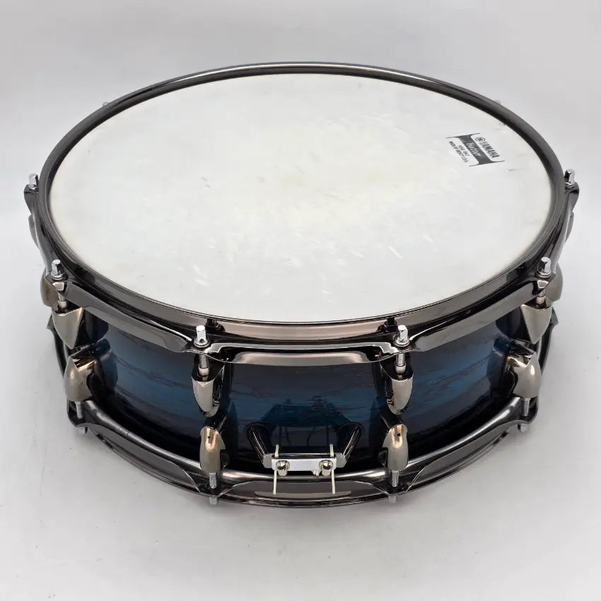 Used Yamaha Live Custom Hybrid Oak Snare Drum 14x5.5 Uzu Ice Sunburst - Very Good - Drum Center Of Portsmouth
