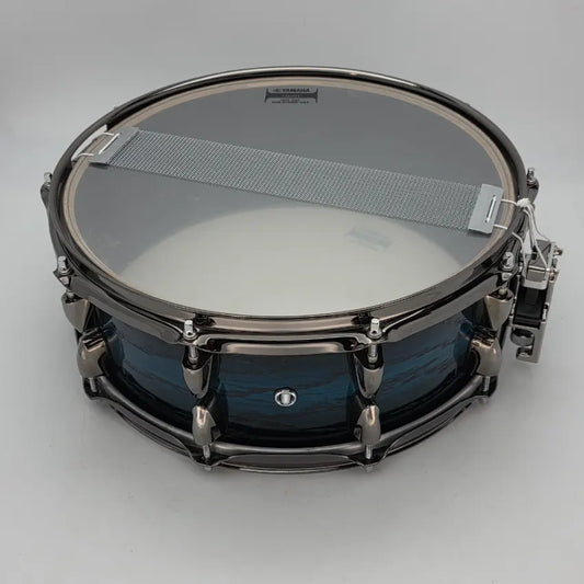 Used Yamaha Live Custom Hybrid Oak Snare Drum 14x5.5 Uzu Ice Sunburst - Very Good - Drum Center Of Portsmouth