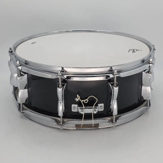Used Yamaha Beech Custom Snare Drum 14x6 Piano Black - Good - Drum Center Of Portsmouth