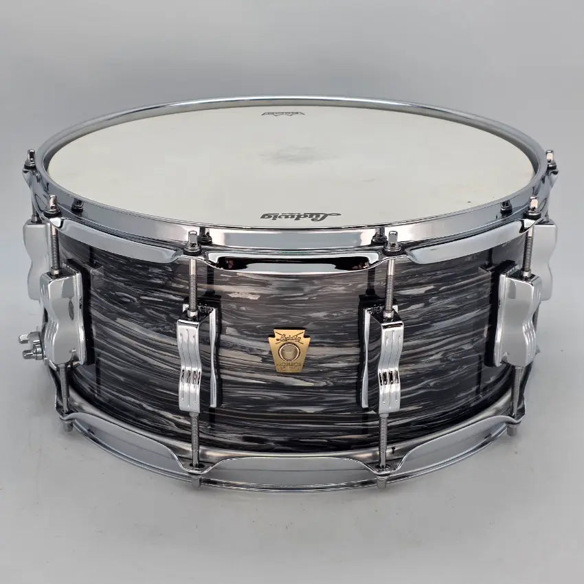 Used Ludwig Classic Maple 14x6.5 Vintage Black Oyster - Very Good - Drum Center Of Portsmouth