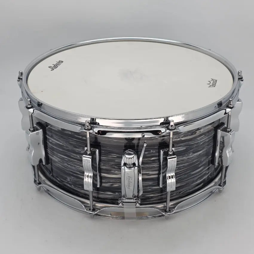 Used Ludwig Classic Maple 14x6.5 Vintage Black Oyster - Very Good - Drum Center Of Portsmouth