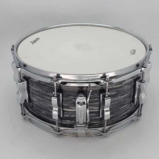 Used Ludwig Classic Maple 14x6.5 Vintage Black Oyster - Very Good - Drum Center Of Portsmouth