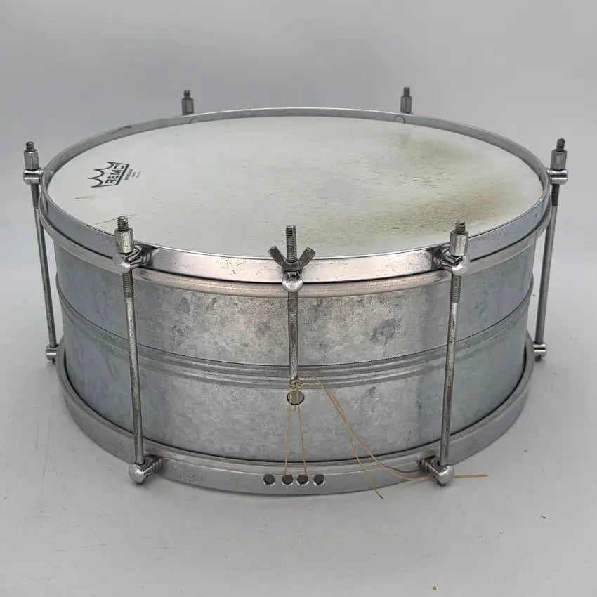 Used Misc Aluminum Single Tension Snare Drum 14x6.5 - Good - Drum Center Of Portsmouth