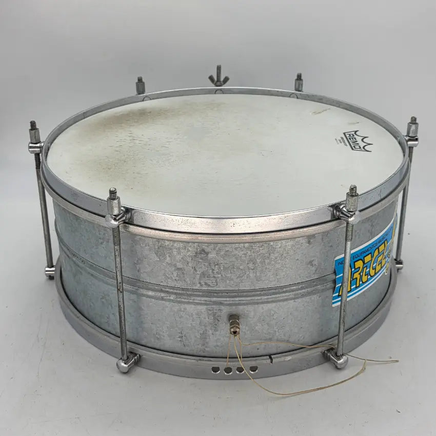 Used Misc Aluminum Single Tension Snare Drum 14x6.5 - Good - Drum Center Of Portsmouth