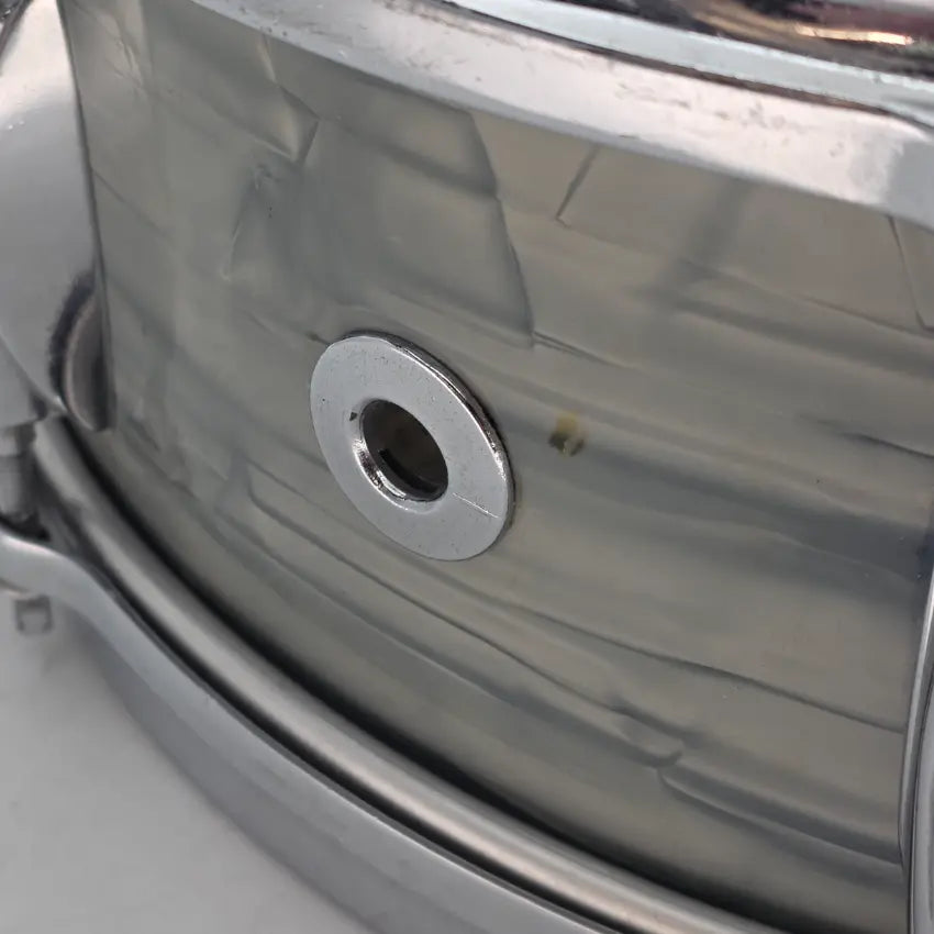 Used Vintage 60s Gretsch Round Badge Snare Drum 14x5 Blue Onyx - Good - Drum Center Of Portsmouth